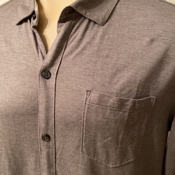 Banana Republic Men’s Tall Extra Large Button Down Casual Shirt Chest Pocket - Picture 2 of 6